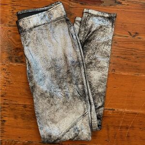 Free People Metallic Leggings